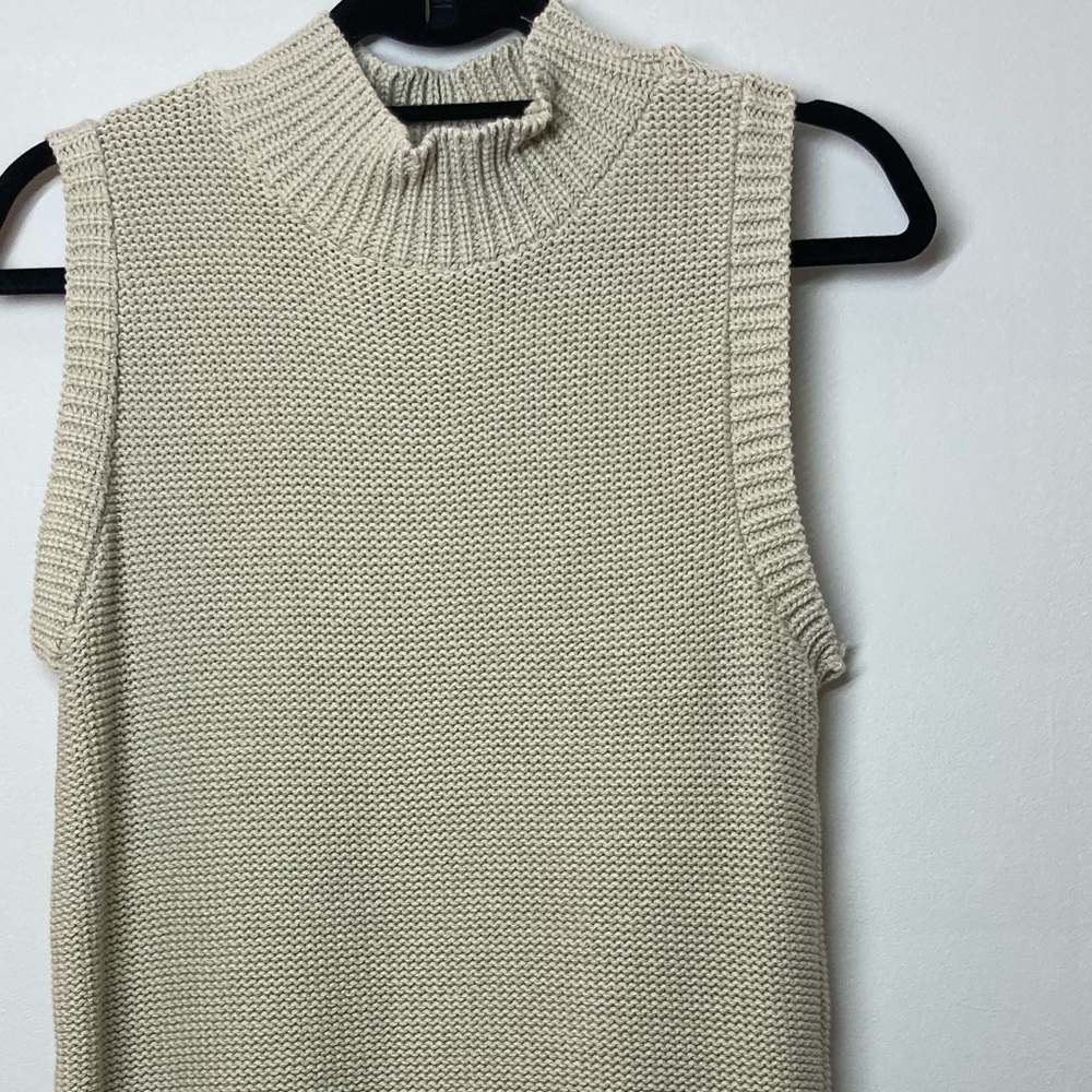 Vintage United States Sweaters Mockneck Sweater Vest Size Medium